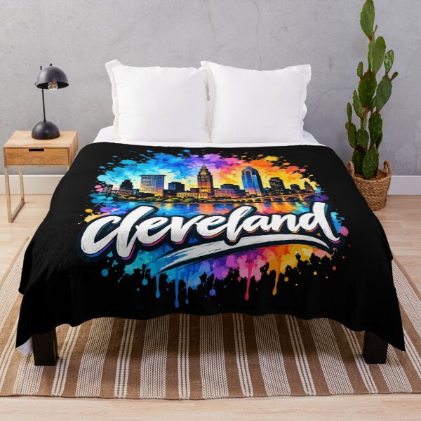 Item preview, Cleveland Ohio Watercolor Travel designed and sold by TomFrontierArt.