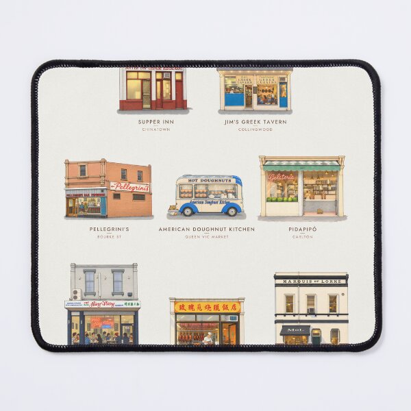 Item preview, Moosh's Melbourne: Eight Shopfronts designed and sold by Ooshimooshi.