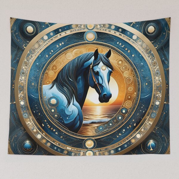 Item preview, Spirit Horse Mandala Art - Woven Traditions Vol (5) designed and sold by JJArtCreations.