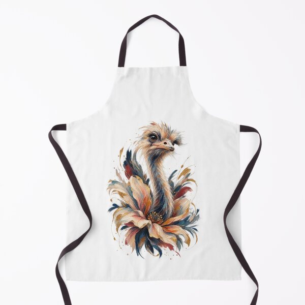 Aperçu de l'œuvre Fanny Floral Autruche créée et vendue par PrintGo26.