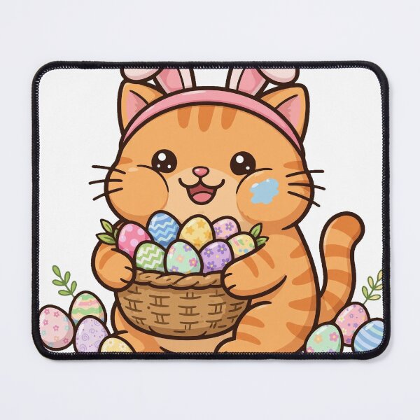 Item preview, Easter Bunny Cat Egg Hunt designed and sold by Dlvznbm.