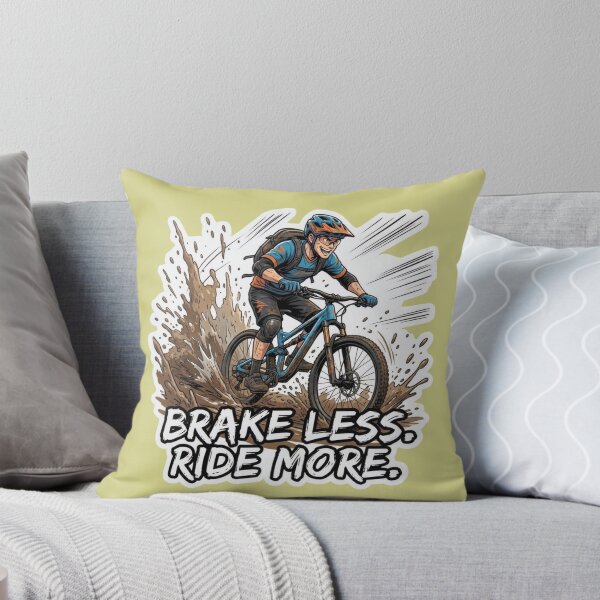 Item preview, Brake Less Ride More - Mountain Biking & MTB Mud Offroad Design designed and sold by carestazafeli.