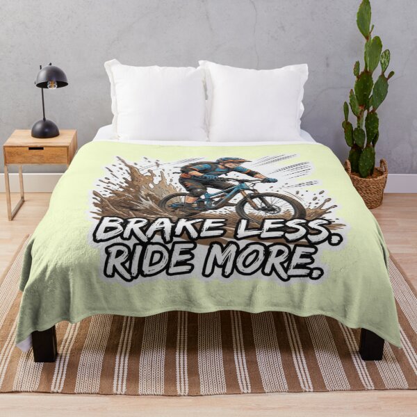 Item preview, Brake Less Ride More - Mountain Biking & MTB Mud Offroad Design designed and sold by carestazafeli.