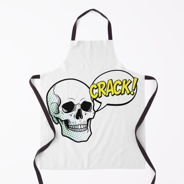 Item preview, CRACK! - Pop Art Comic Book Skull Retro Pop Culture Gift designed and sold by Luminari Creations.