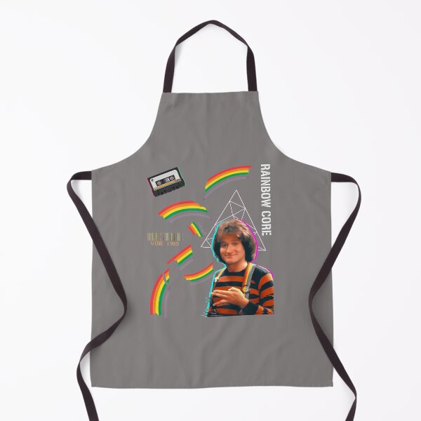 Item preview, Robin Williams Mork Rainbow Suspenders Portrait-11 designed and sold by MarielleMedhur.
