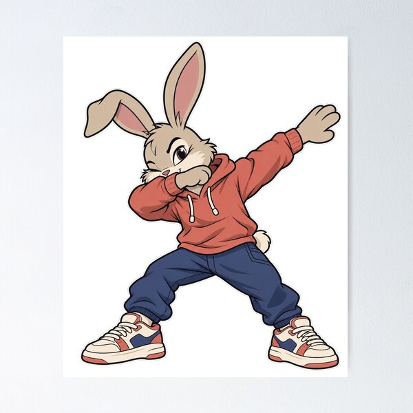 Item preview, Dabbing Bunny – Funny Rabbit Lover Gift designed and sold by the-dovlat.