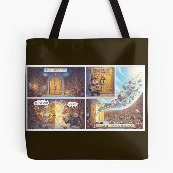Item preview, Knowledge for all: Education is a human right designed and sold by Mianku | Für das Leben.