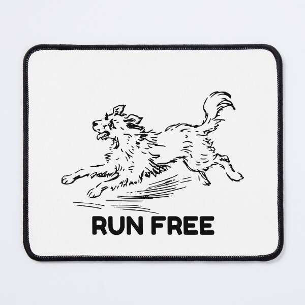Item preview, Run Free - Running Dog Design designed and sold by walbayzon.