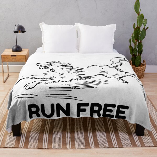 Item preview, Run Free - Running Dog Design designed and sold by walbayzon.