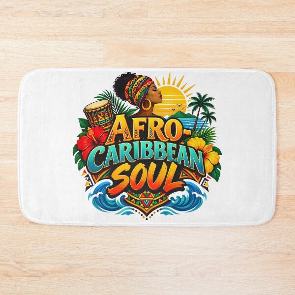 Item preview, jamaican culture, tropical floral, island sunset, caribbean music, hibiscus flower designed and sold by TrueArtVibes.