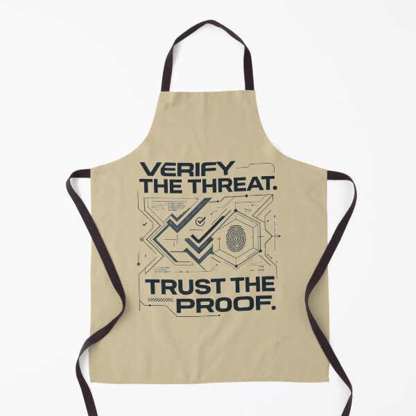 Item preview, Verify the Threat Trust the Proof Cybersecurity designed and sold by Amr Darwish Graphic designer.