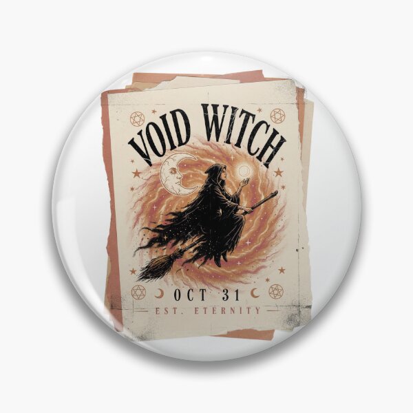 Item preview, Void Witch Halloween Design – Dark Skull & Occult Graphic Tee v4 designed and sold by DarylWelsh2024.
