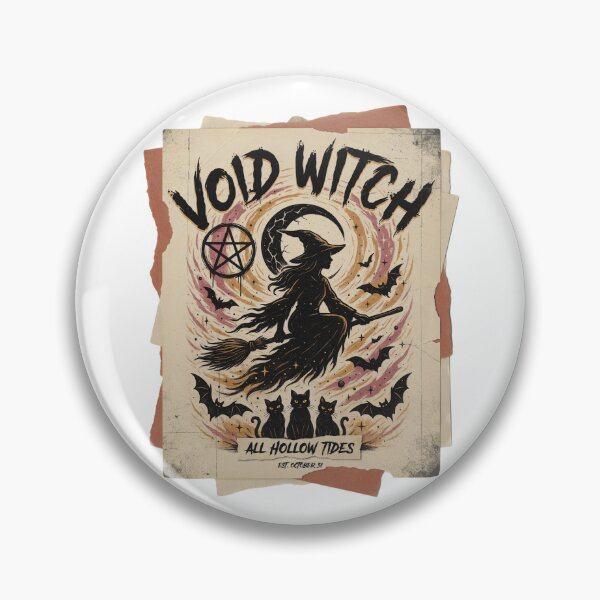 Item preview, Void Witch Halloween Design – Dark Skull & Occult Graphic Tee v5 designed and sold by DarylWelsh2024.