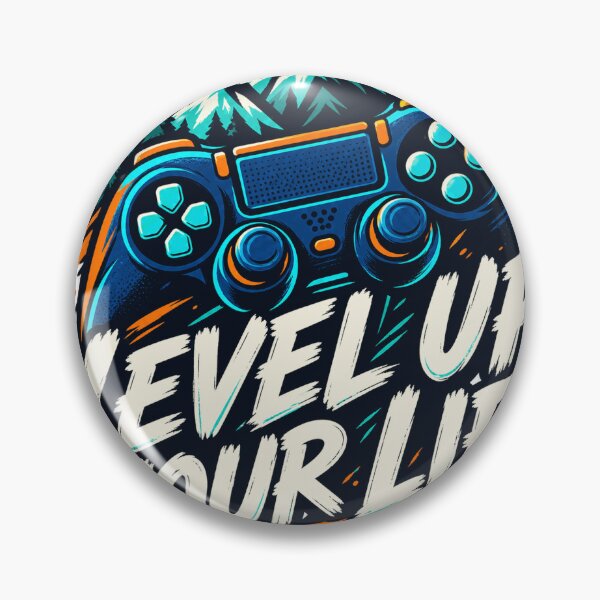 Item preview, Level Up Your Life Gamer Controller Mountains Gaming Gift designed and sold by Mygoodees.