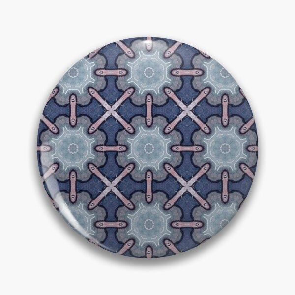 Item preview, Soft Lilac Dusty Mauve Slate Blue Octagonal Cross Lattice Mosaic Mandala - Duvet Cover designed and sold by ArithraStudio.