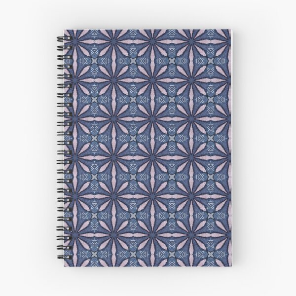 Item preview, Deep Indigo Dusty Mauve Soft Lilac Octagonal Starburst Geometric Mosaic Mandala - Duvet Cover designed and sold by ArithraStudio.