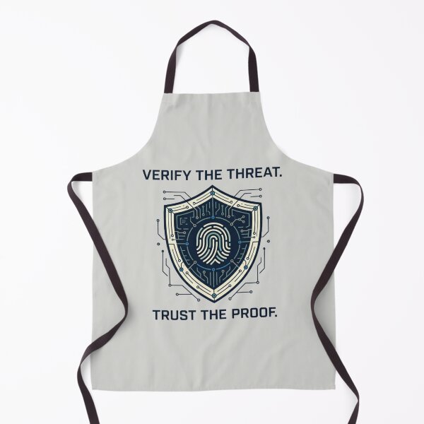 Item preview, Verify the Threat Trust the Proof Cybersecurity designed and sold by Amr Darwish Graphic designer.