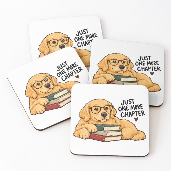 Item preview, Just One More Chapter Golden Retriever Book Lover Reading designed and sold by Mygoodees.