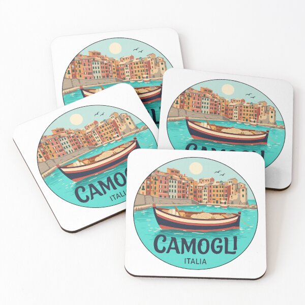 Item preview, Camogli Italy: Fishing Boat Art designed and sold by CircinusStore.