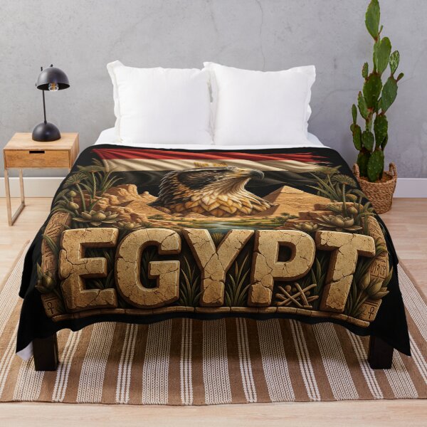 Item preview, Egypt Heritage – Falcon & Pyramids Emblem designed and sold by FlagX.