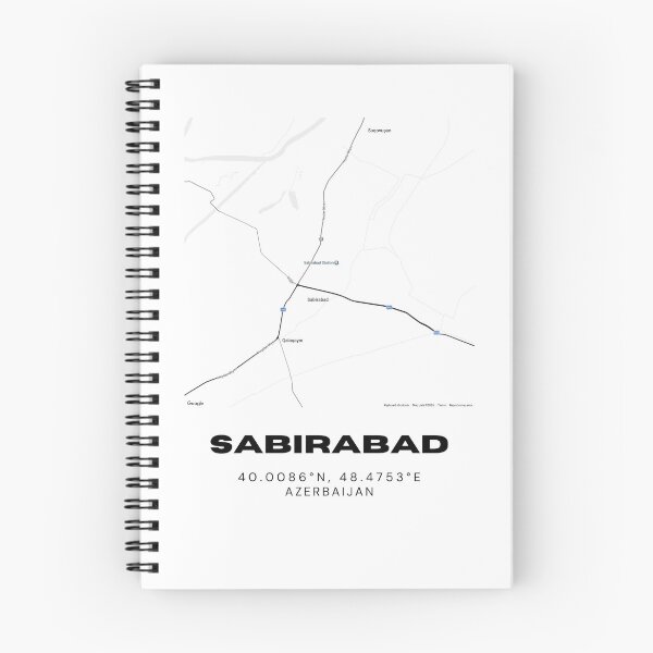 Item preview, Sabirabad Azerbaijan Map Coordinates Minimalist Location Design designed and sold by RM-Journey.