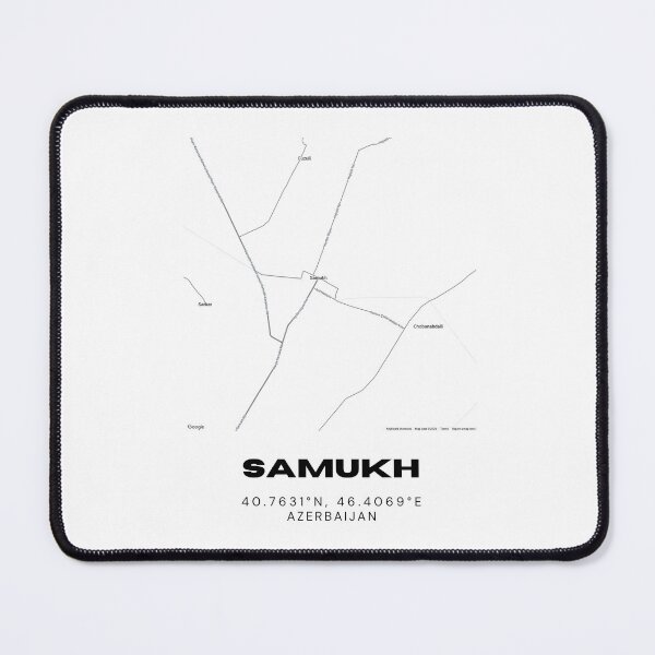 Item preview, Samukh Azerbaijan Map Coordinates Minimalist Location Design designed and sold by RM-Journey.