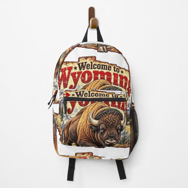 Item preview, Welcome to Wyoming Vintage Bison designed and sold by JanChryzostom.