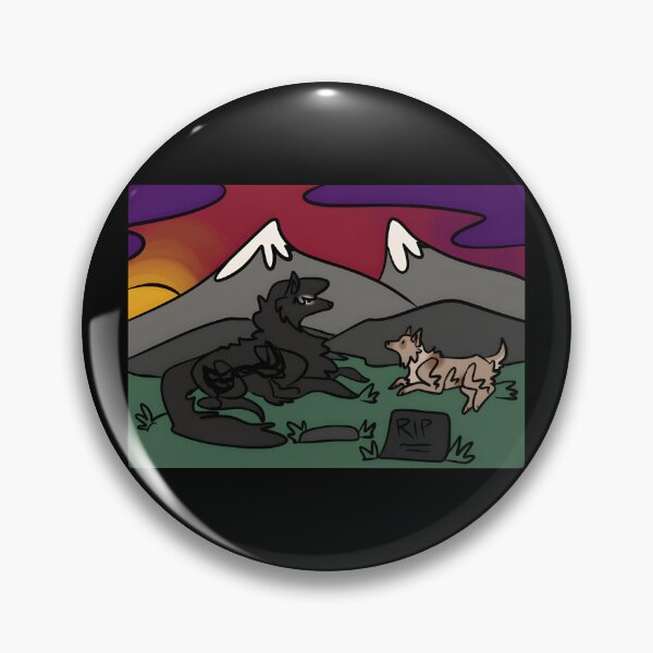 Item preview, Wolf Spirit And Dog In Mountain Landscape At Sunset designed and sold by fibiiistd.