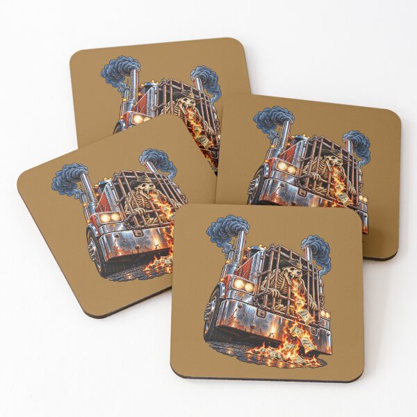 Item preview, Caged Bear Trucker & Fire Cash designed and sold by NomadForge.