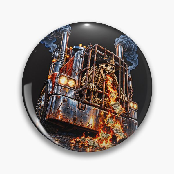 Item preview, Caged Bear Trucker & Fire Cash designed and sold by NomadForge.