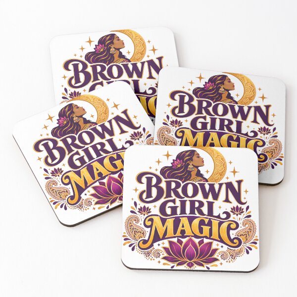 Item preview, brown girl magic, black girl magic, black woman empowerment, melanin magic designed and sold by TrueArtVibes.