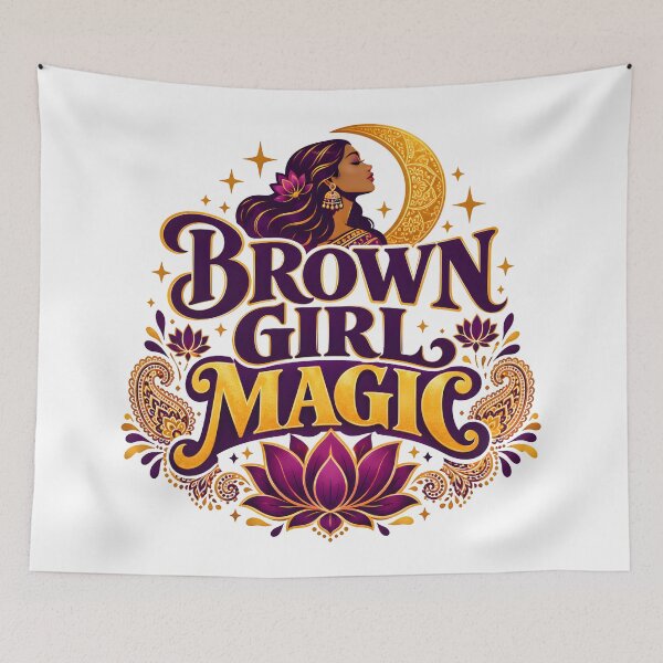Item preview, brown girl magic, black girl magic, black woman empowerment, melanin magic designed and sold by TrueArtVibes.