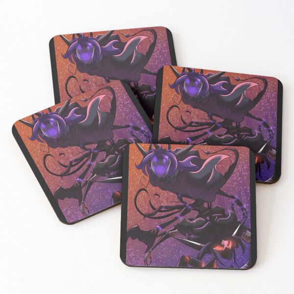 Item preview, Dark Fantasy Monster Duo with Glowing Eyes and Horns designed and sold by fibiiistd.