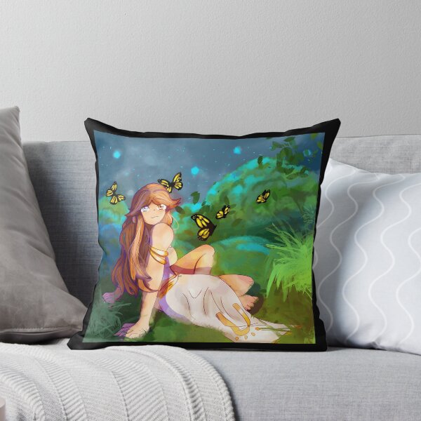 Item preview, Fantasy Girl with Heterochromia Surrounded by Butterflies designed and sold by fibiiistd.