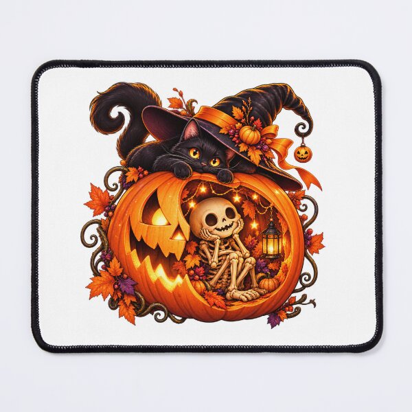 Item preview, Happy Little Skeleton in a Pumpkin designed and sold by loloart8.
