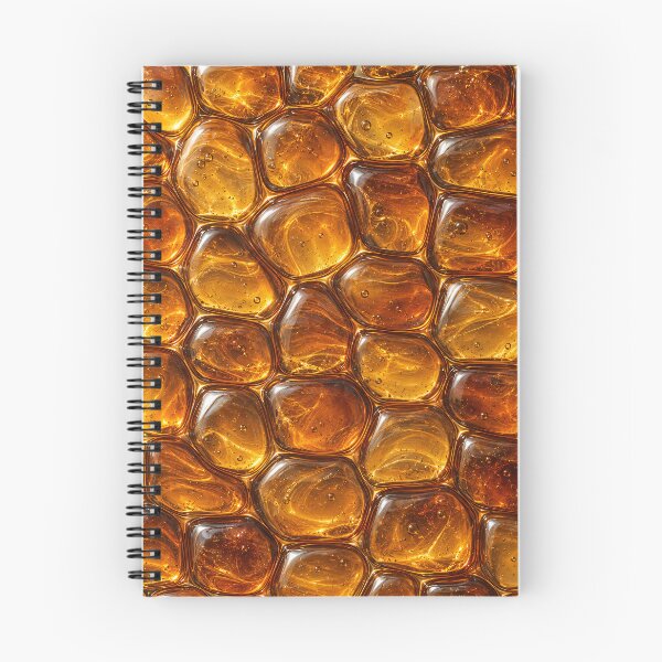 Item preview, Golden Amber Glass Pebble Texture – Honey Crystal Stone Pattern designed and sold by Kaleidoscope Print.