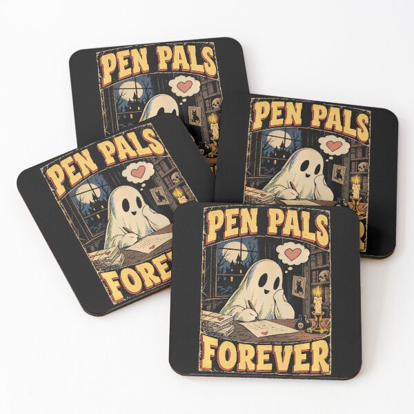 Item preview, Pen Pals Forever Cute Ghost Art designed and sold by Alzasshop.