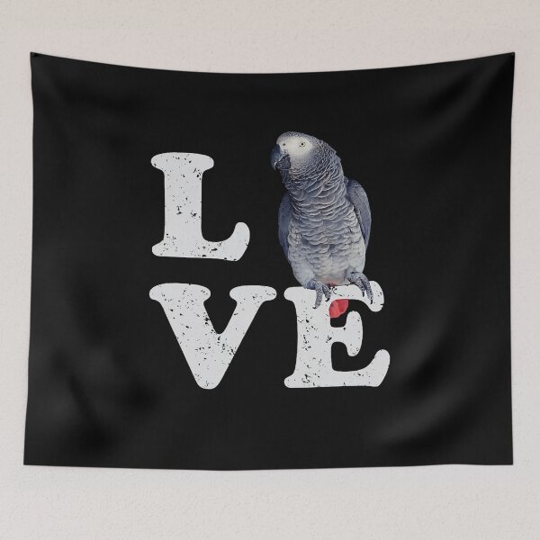Item preview, African Grey Parrot Psittacus Bird (19) designed and sold by robinnacallanyi.