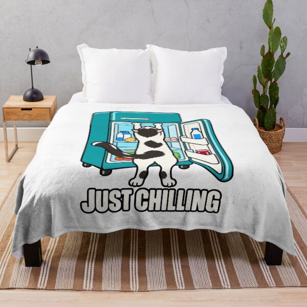 Item preview, Just Chilling Funny Fridge Cat designed and sold by NatureStyle555.