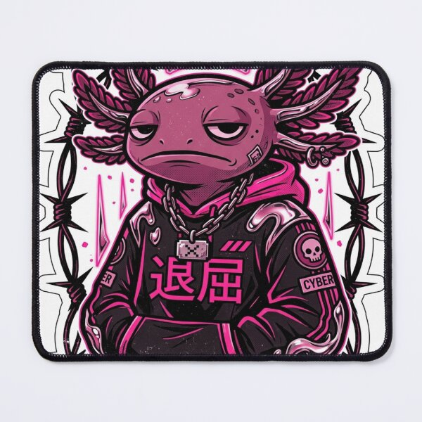 Item preview, Edgy Cyberpunk Axolotl Streetwear T-Shirt designed and sold by NovalID.