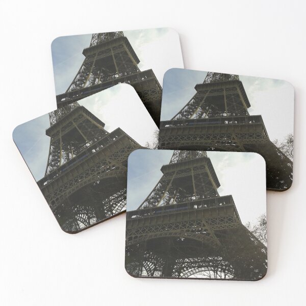 Item preview, Eiffel Tower Looking Up – Architectural Iron Lattice Details, Paris designed and sold by ernestynart.