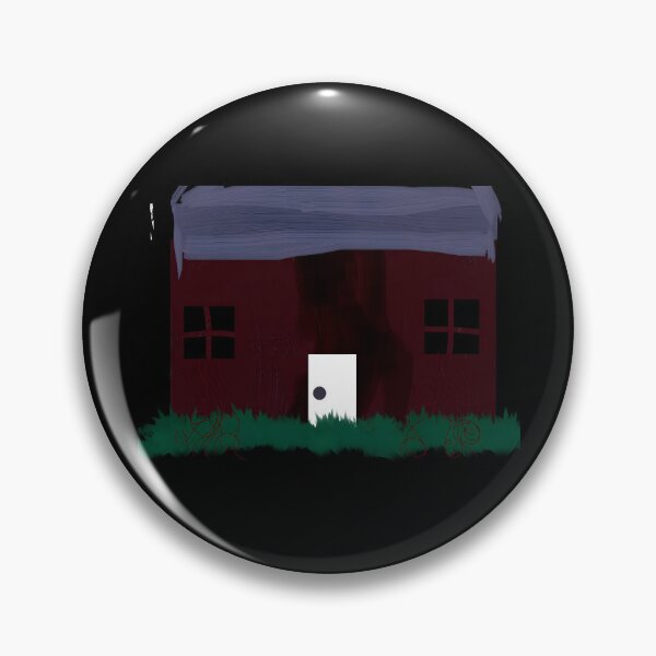 Item preview, Dark Haunted House Illustration with Overgrown Grass designed and sold by fibiiistd.