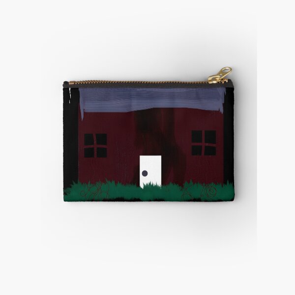 Item preview, Dark Haunted House Illustration with Overgrown Grass designed and sold by fibiiistd.