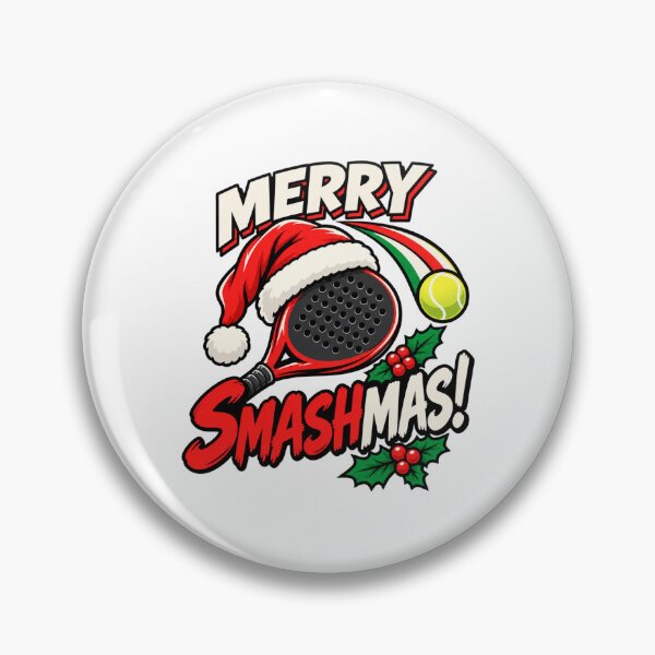 Item preview, Merry Smashmas - Funny Padel Christmas Player Quote designed and sold by WeirdlyMild.