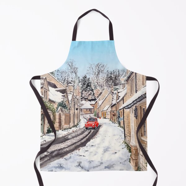 Item preview, Cabaña de invierno en los Cotswolds, Reino Unido – Decoración de pared de la campiña inglesa designed and sold by POSTERIOCREW.