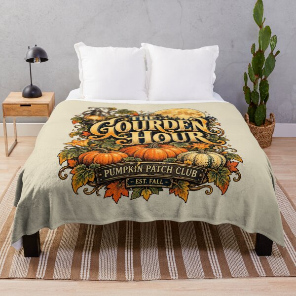 Item preview, The Gourden Hour Vintage Pumpkin Autumn Art designed and sold by CalmCapy Co.