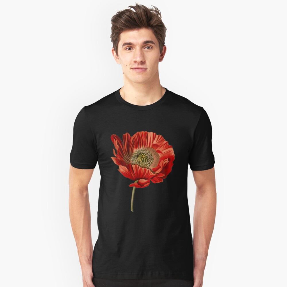 black poppy shirt