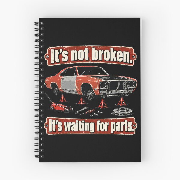 Item preview, It’s Not Broken, It’s Waiting for Parts Funny Project Car designed and sold by DesignsDominus.