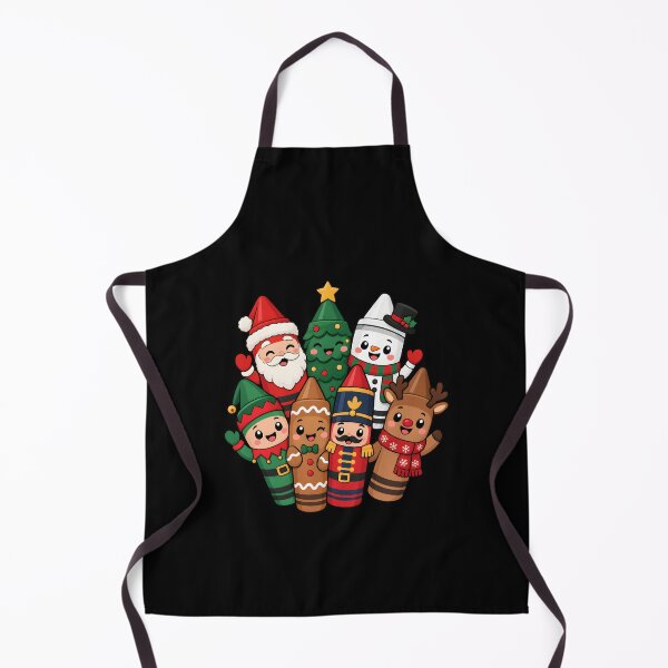Item preview, Cute Christmas Crayon Group Art Teacher School Supplies Xmas designed and sold by clothesy7.