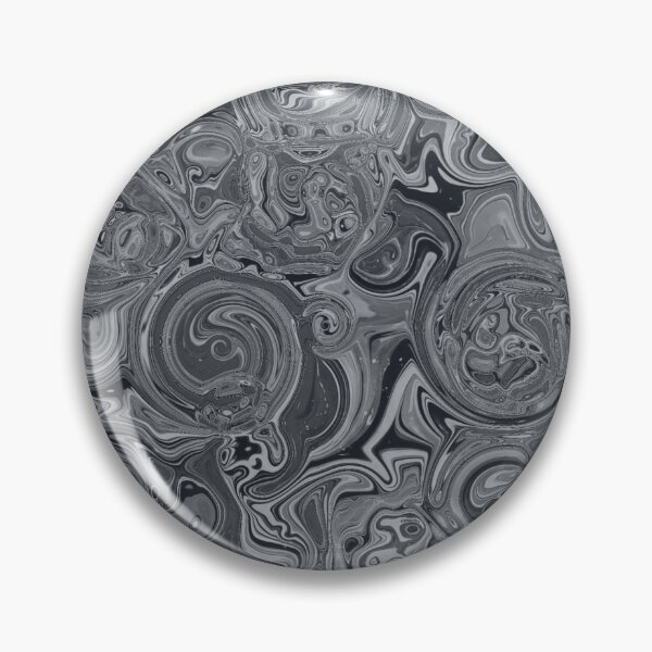 Item preview, Smoke Gray Hydrangea Fractal Circles designed and sold by SXW Designs.